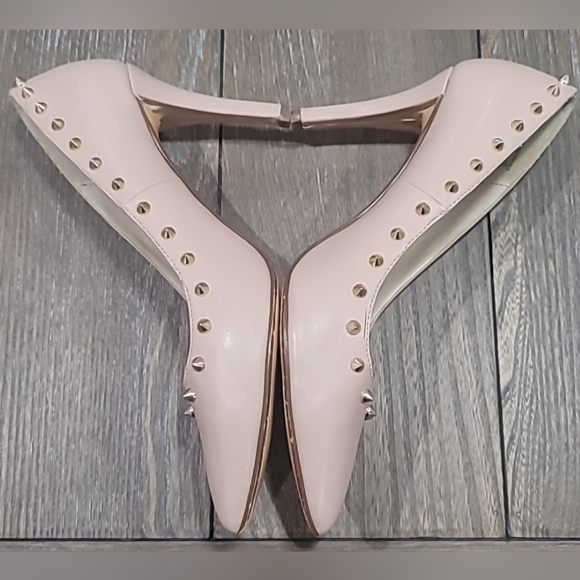 Kardashian Kollection Pink Studded Heels, Women's Size 8.5 - Picture 11 of 16